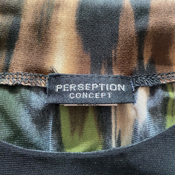 BUY 2 ITEMS GET 1 FREE - Perception Concept Watercolour Sleeveless Blouse Sz L - Picture 4 of 5